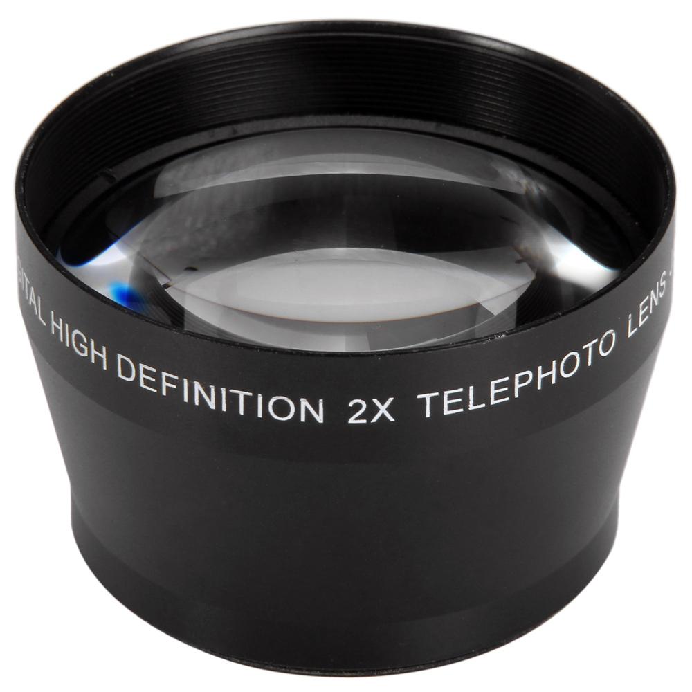 52mm 2.2x Telephoto Lens for DSLR & Mirrorless Cameras - Enhance Zoom for Wildlife, Sports & Travel Photography