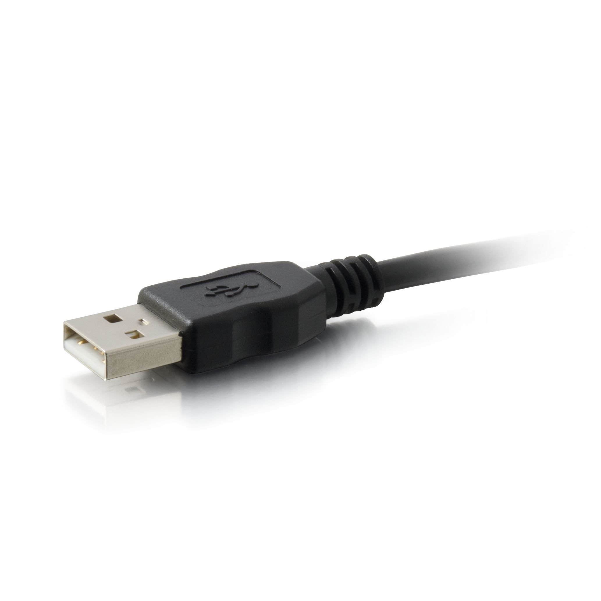 C2G 39.4 Feet USB Extension Cable - USB A Male to 4-Port USB A Female Hub - 12M High-Speed Data Transfer Cable for PC, Laptop, Printer, Hard Drive - Black (Model 38990) - Perfect for Home Office & Gaming Setup