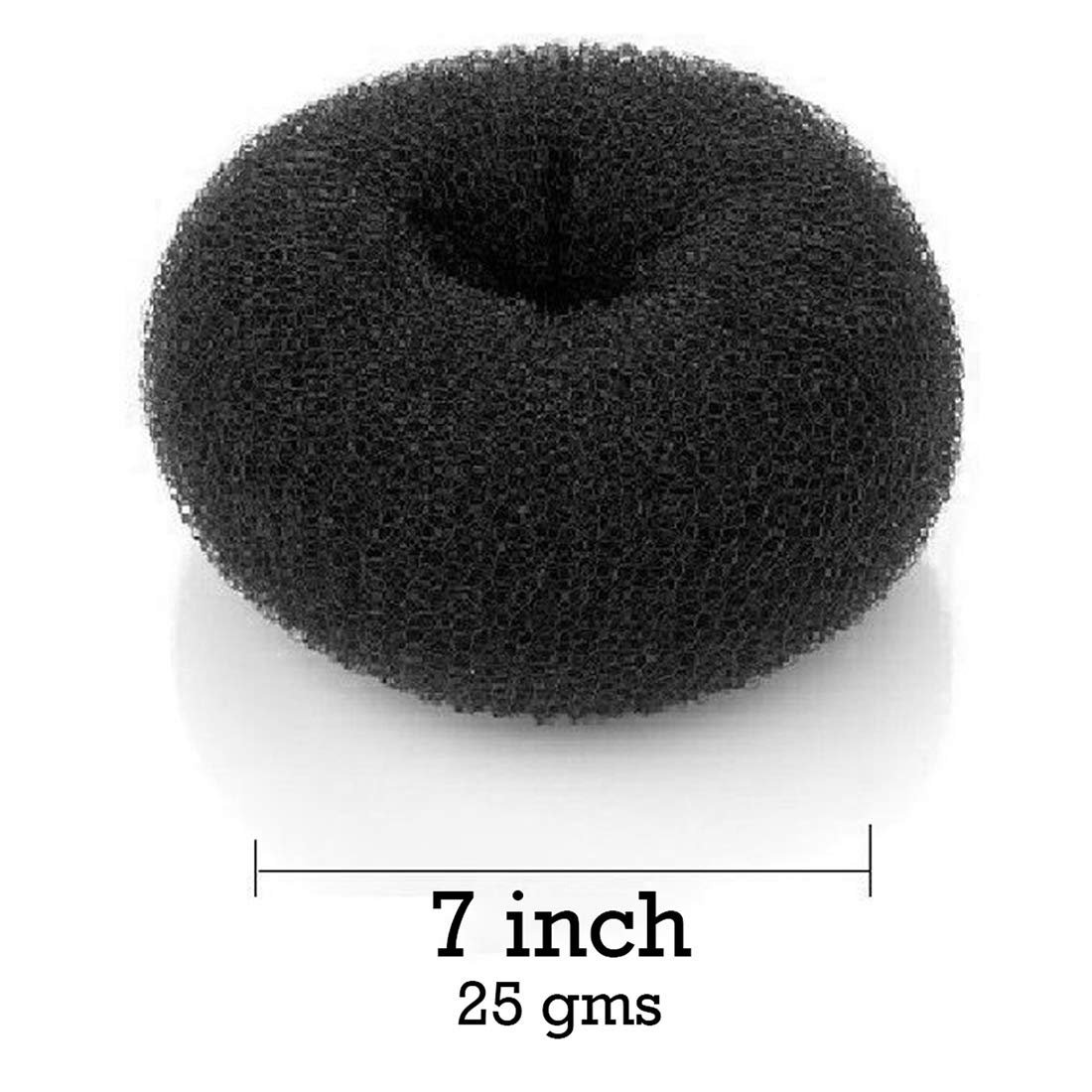 BOXO Salon Hair Bun Maker Donut - 15 Grams (Pack of 1) - Perfect for Updos, Ponytails & Professional Styling