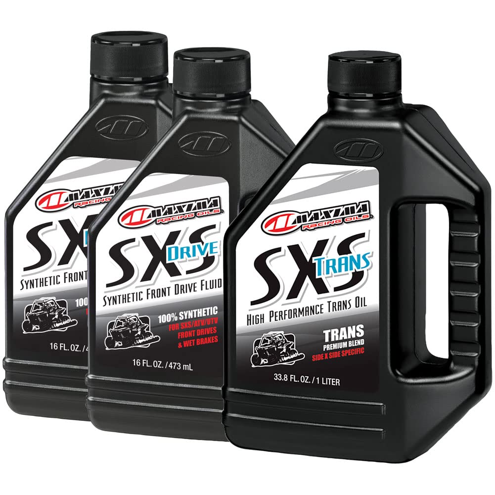 Maxima Oil Tusk Drivetrain Oil Change Kit for KAWASAKI Teryx 750 (2008-2013) - Complete ATV/UTV Maintenance Solution for Smooth Off-Road Performance