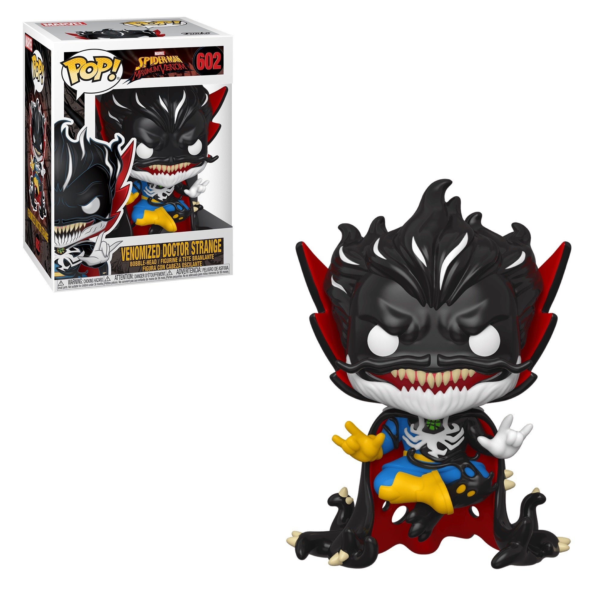 Marvel Spider-Man Maximum Venom: Venomized Doctor Strange Action Figure - Collectible Toy for Marvel Fans, Superhero Display & Comic Book Decor