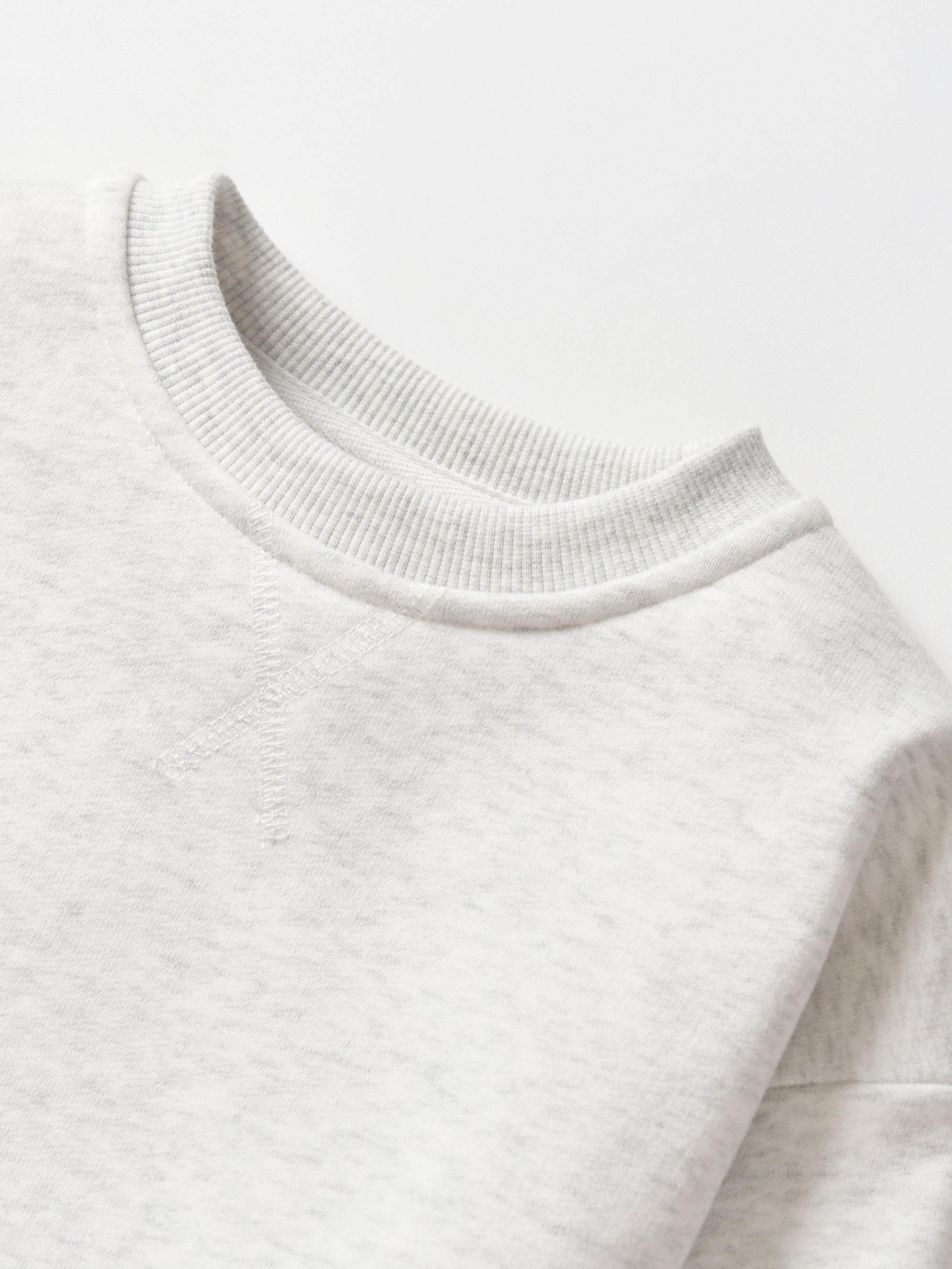 Premium Lightweight Crewneck Sweatshirt - Soft Heather Grey for Men & Women | Casual Comfort, Layering & Everyday Wear