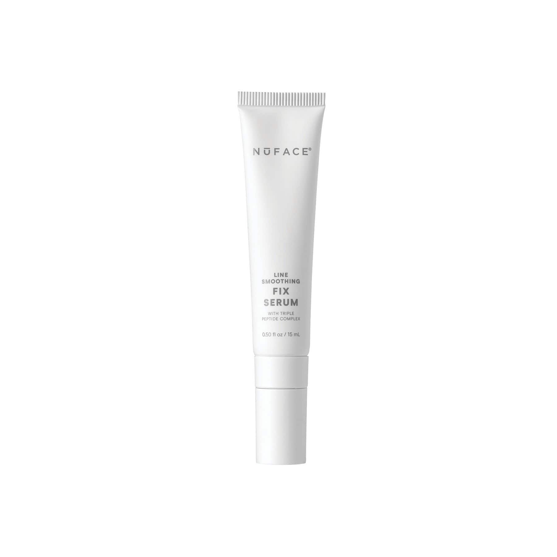 NuFACE Fix Line Smoothing Serum - Anti-Aging Facial Treatment for Wrinkles & Fine Lines, 0.5 oz - Perfect for Daily Skincare Routine & Travel