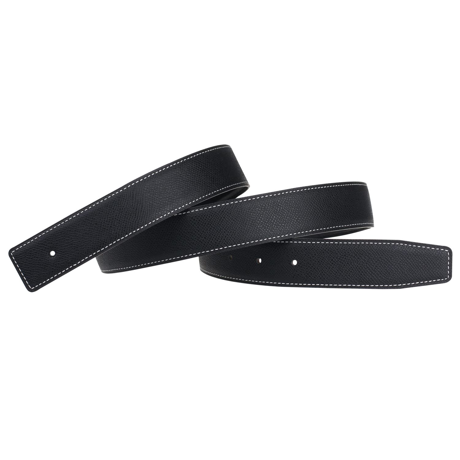 Premium Full Grain Cow Leather Belt Strap - 32mm Wide, No Buckle, Durable Replacement for Men & Women | Ideal for Casual, Business & Outdoor Use