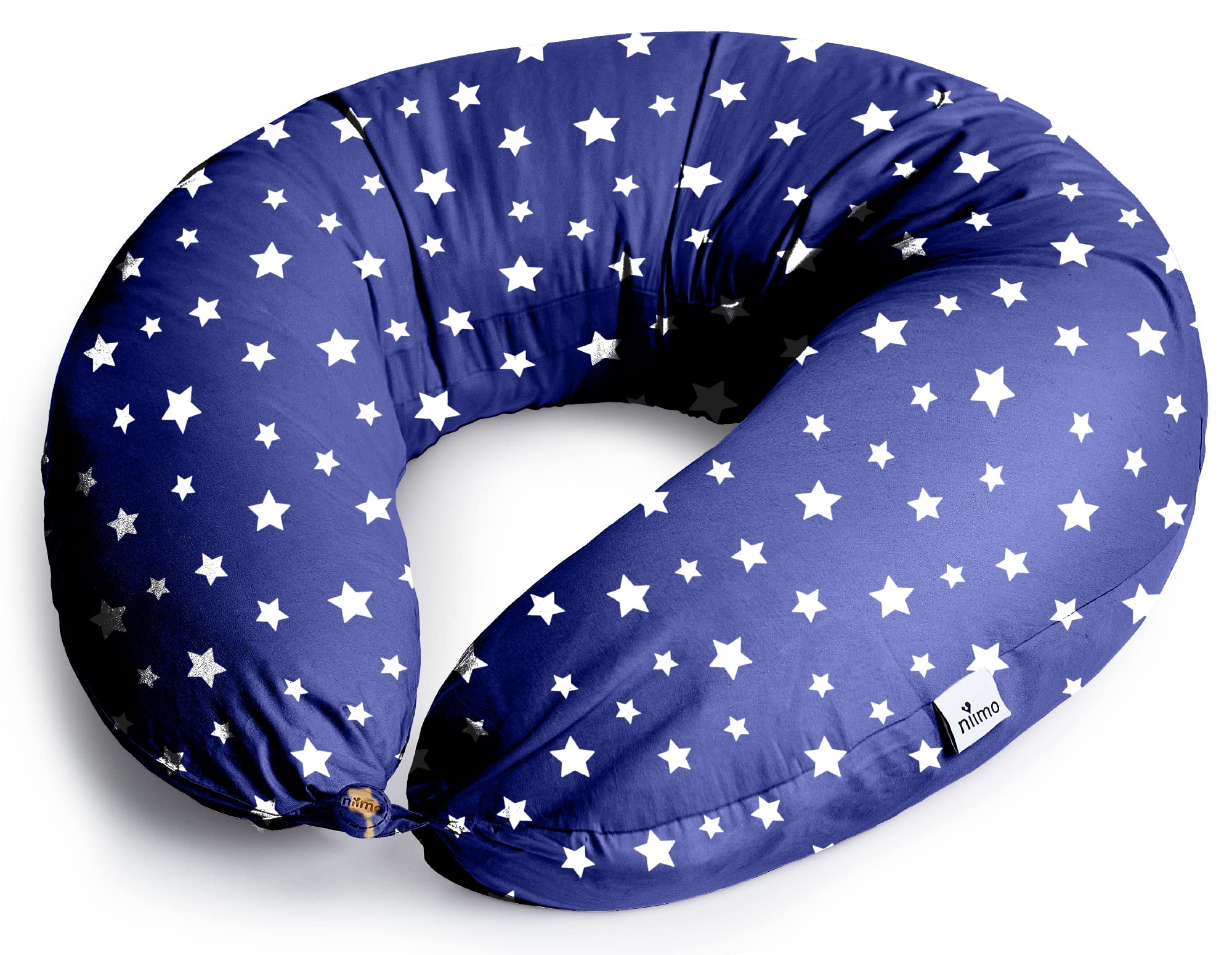 Niimo XXL Pregnancy Pillow & Nursing Pillow - 2022 Award-Winning Maternity Support Pillow, 100% Cotton Washable Cover, Full Body Pillow for Pregnant Women | Perfect for Sleeping, Breastfeeding & Back Pain Relief
