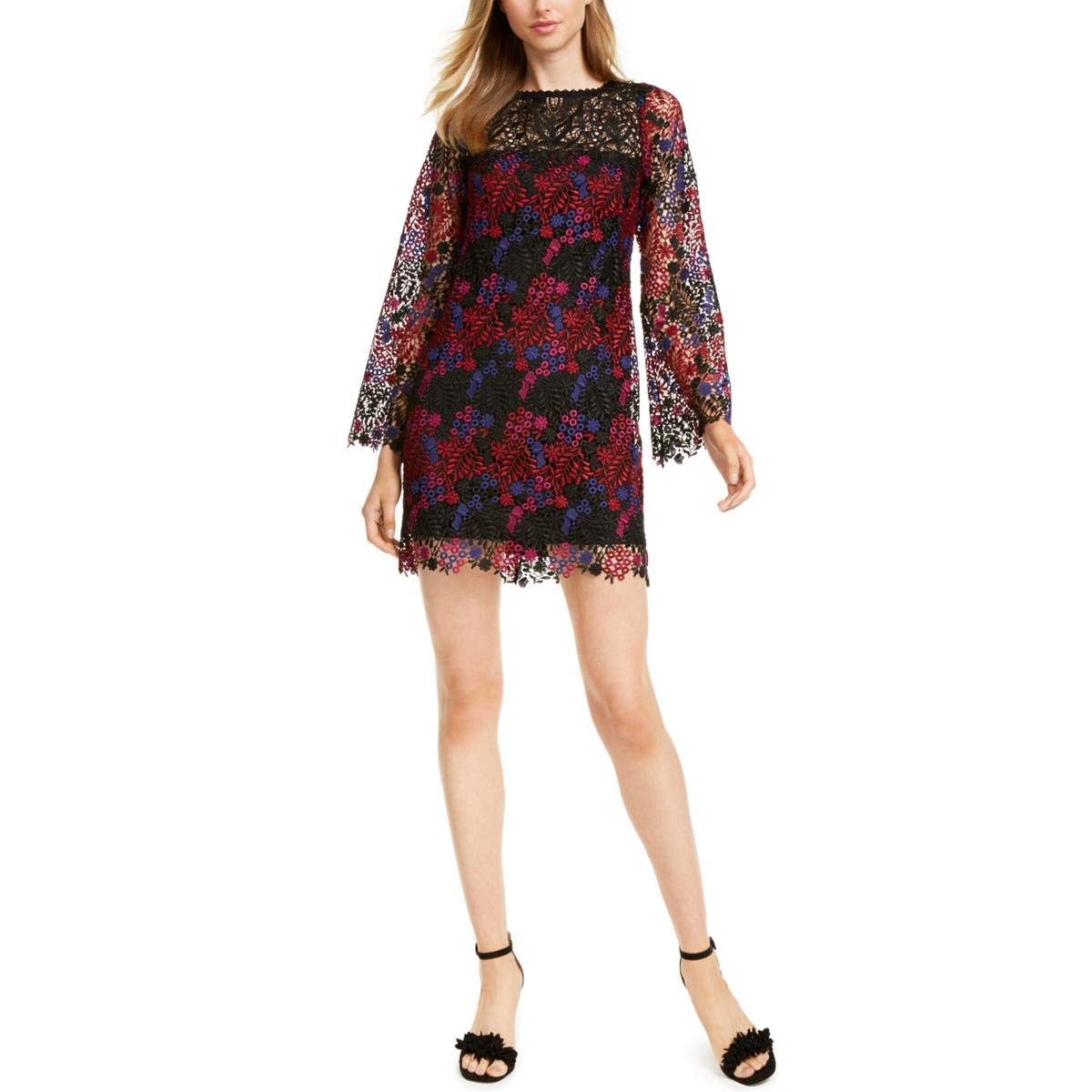 Nanette Lepore Women's Classic Floral Print Wrap Dress - Elegant & Comfortable for Work, Parties & Special Occasions