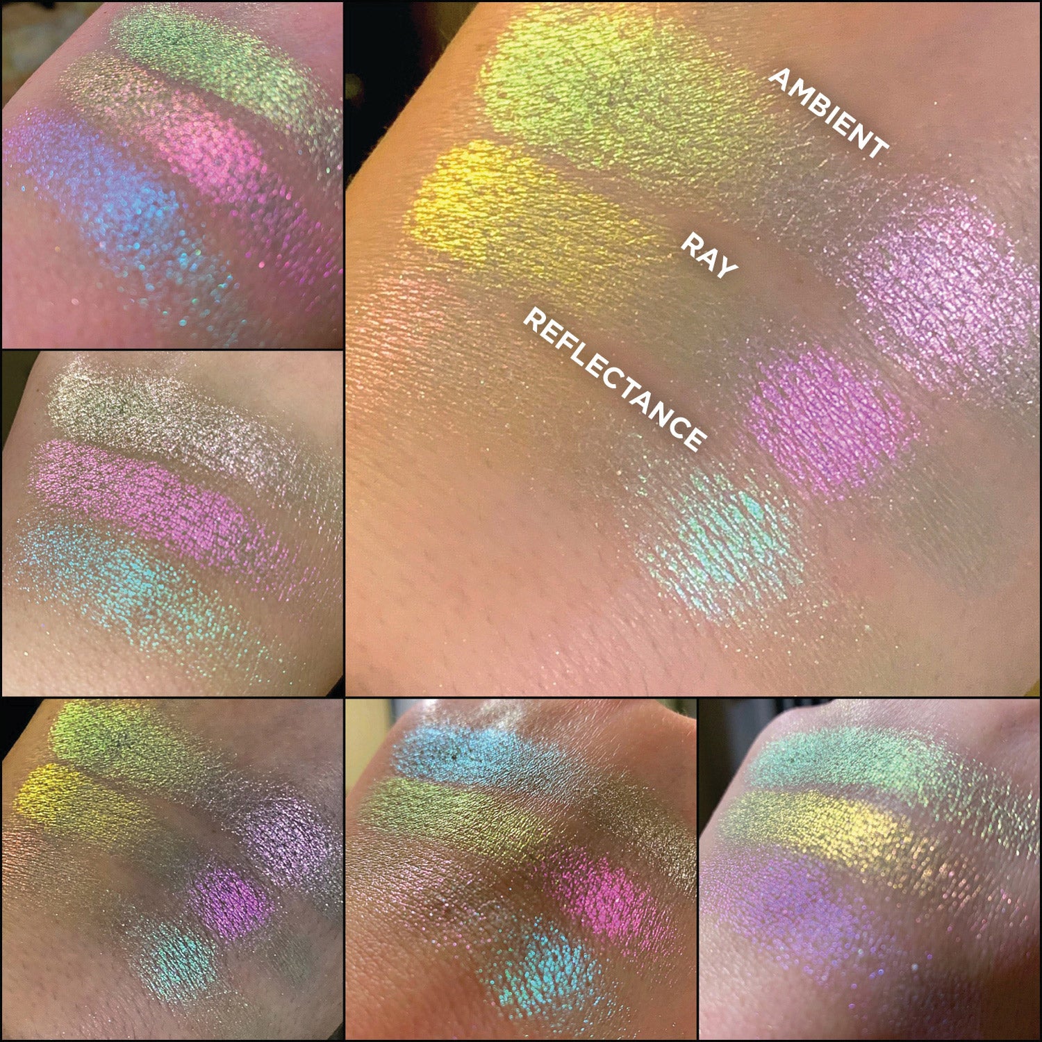 Reflectance Series 1 Iridescent Multichrome Eyeshadow Palette - Long Lasting Highly Pigmented Makeup for Party, Night Out & Special Occasions