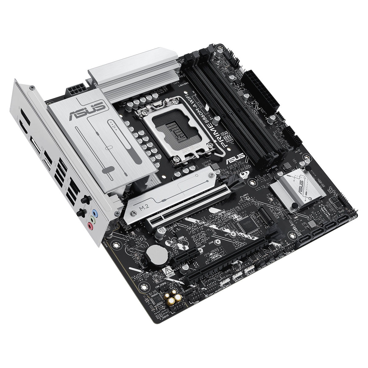ASUS PRIME B860M-A WIFI CSM mATX Motherboard - Intel LGA 1700 Socket, DDR4, Dual M.2, WiFi 6, USB 3.2 Gen 2 - Perfect for Gaming PC Builds & Home Office Workstations