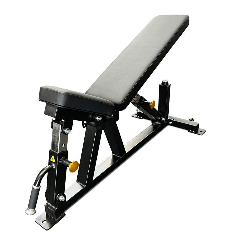 ETE Adjustable Flat Incline Bench for Home Gym - Strength Training & Weightlifting - Perfect for Dumbbell Workouts, Sit-ups & Full-Body Exercises