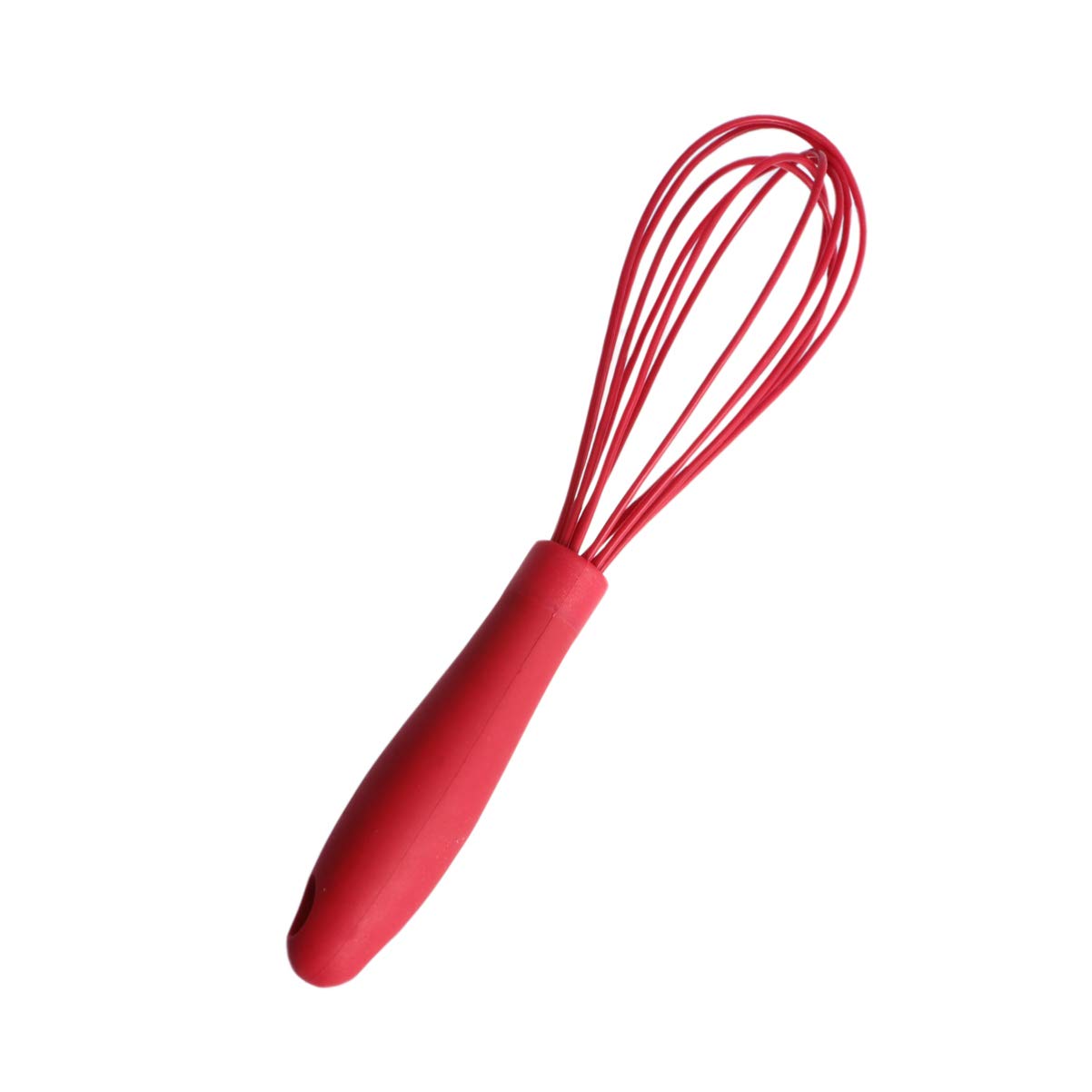 Hemoton 3-Piece Silicone Egg Whisk Set - Non-Slip Handle Egg Mixer, Milk Cream Frother for Baking, Cooking & Kitchen Blending - Perfect for Smoothies, Coffee, Pancakes & Desserts (Random Color)