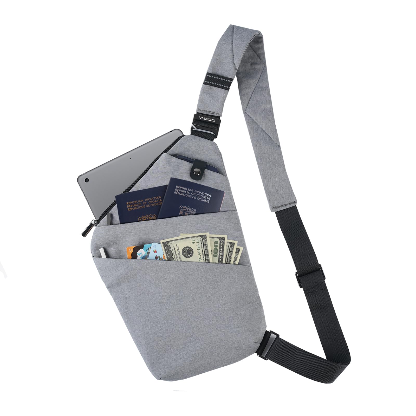 Anti-Theft Crossbody Bags for Women & Men - Lightweight Sling Shoulder Bag for Hiking, Travel & Daily Use - Secure & Stylish Purse for Commuting, Shopping & Outdoor Adventures