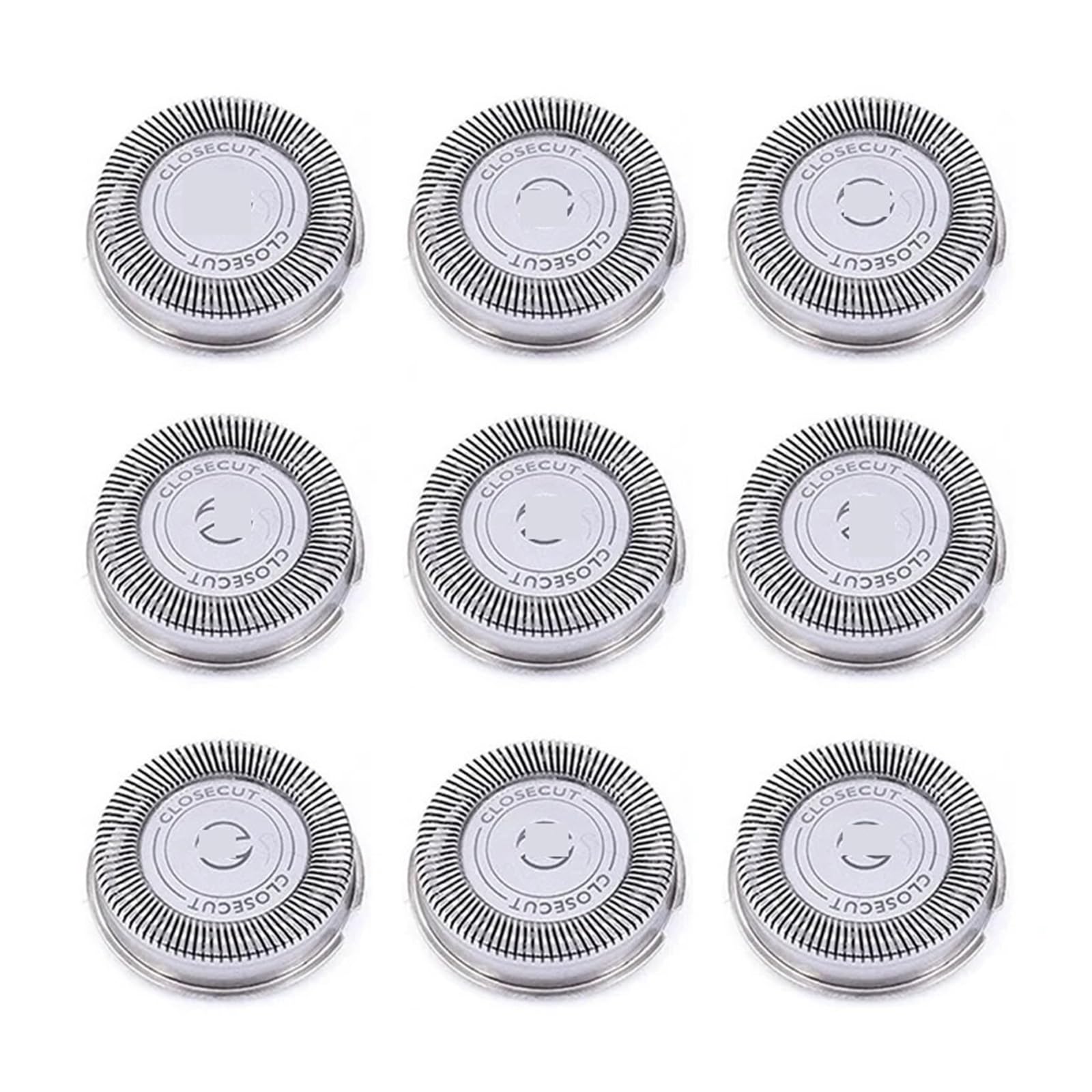 9Pack SH30 Replacement Razor Heads - Compatible with Philips & Norelco Shaver Series 3000/2000/1000/S738 - Durable Sharp Blades for Smooth Shaving - Perfect for Travel & Daily Grooming