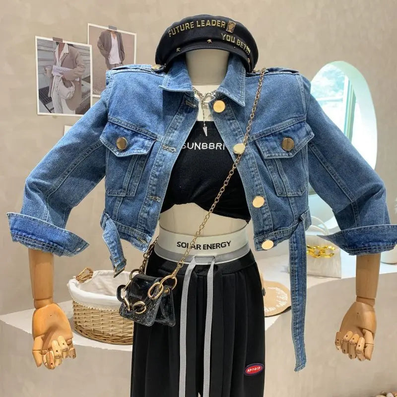 Women's Denim Jacket - 2020 Spring Summer Fall Casual Streetwear for Women | Office & Daily Wear | Fashion Outerwear for OL & Female Professionals