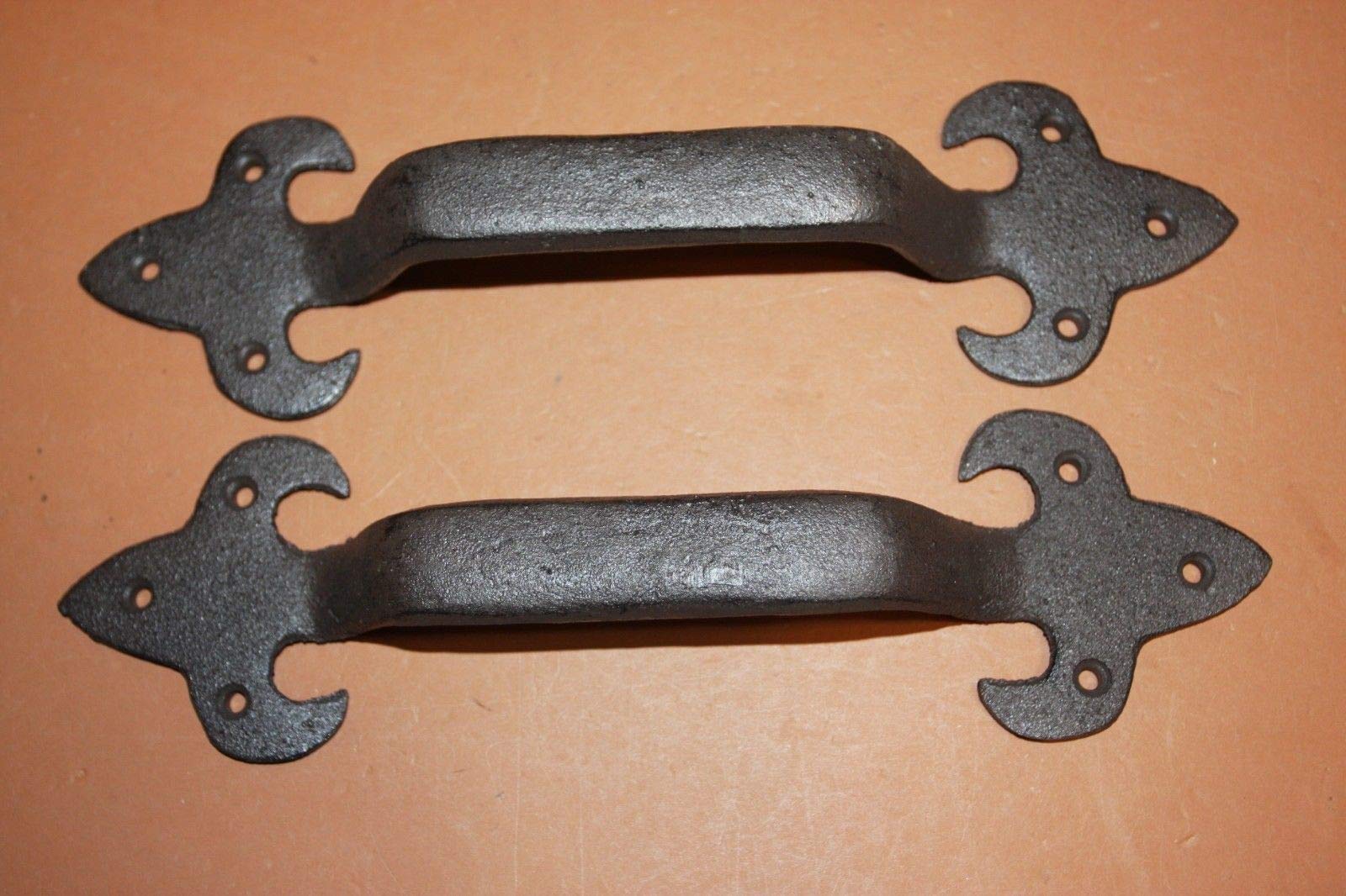 11-Piece Heavy Duty Fleur De Lis Cabinet Pulls Set - 11.5