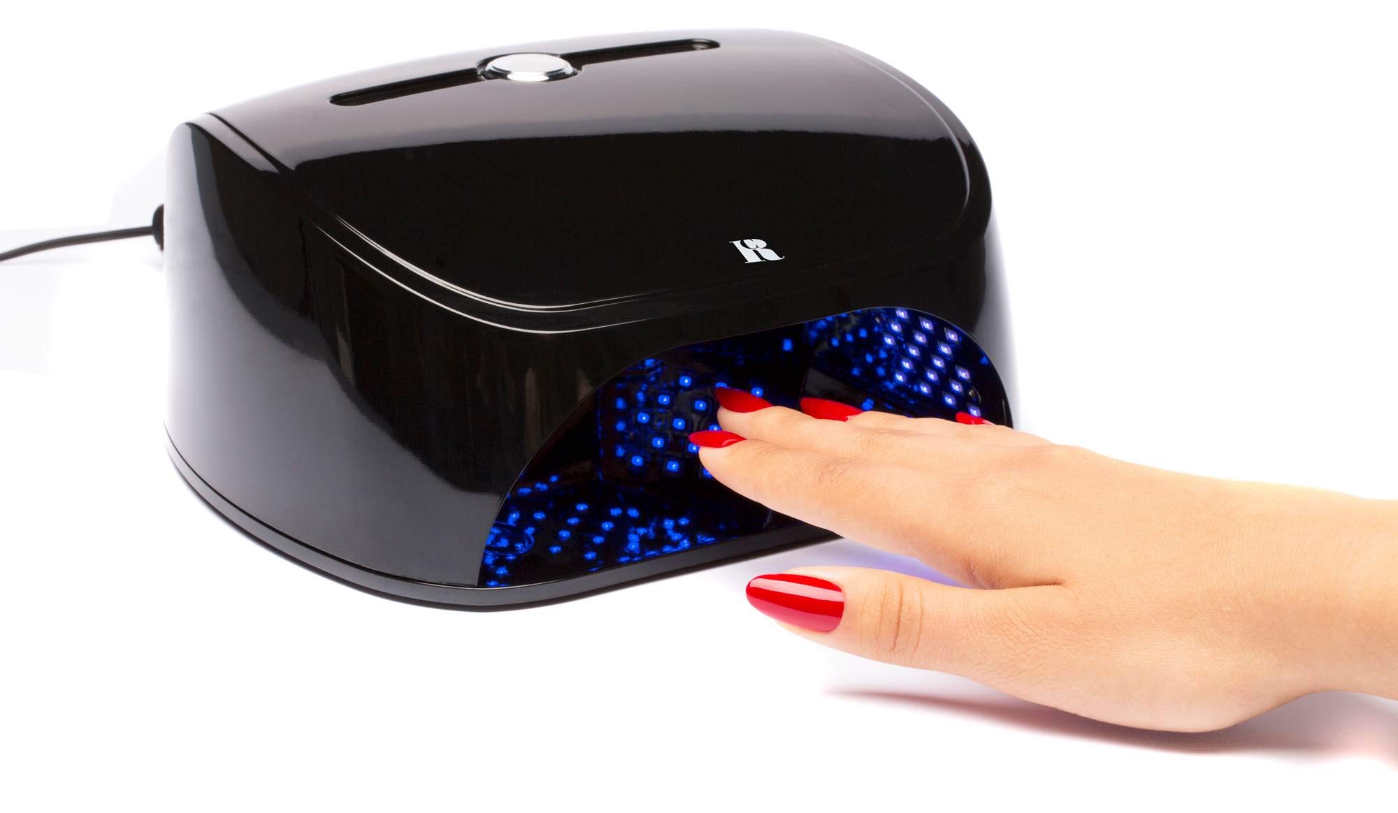 Red Carpet Manicure Salon Pro 5-30 LED Nail Lamp for Curing UV Gel Polish & Nail Art - Perfect for Home & Professional Salon Use