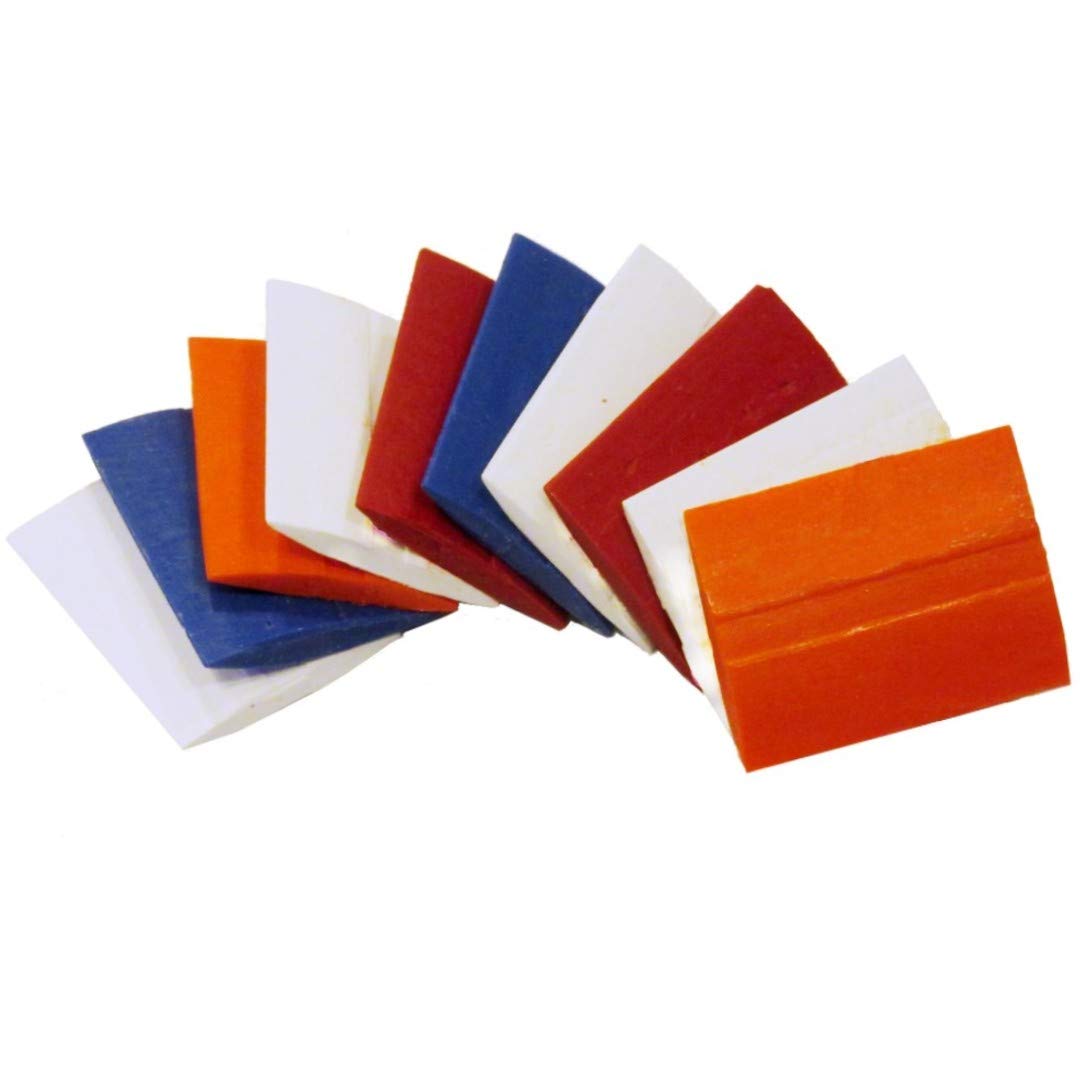 Professional Natural Tailors Chalk for Sewing - Wax-Based Fabric Markers for Quilting & Dressmaking (4 Colors, 10-Pack) - Made in Canada by SEWTCO - Perfect for DIY Crafts, Alterations & Professional Tailoring