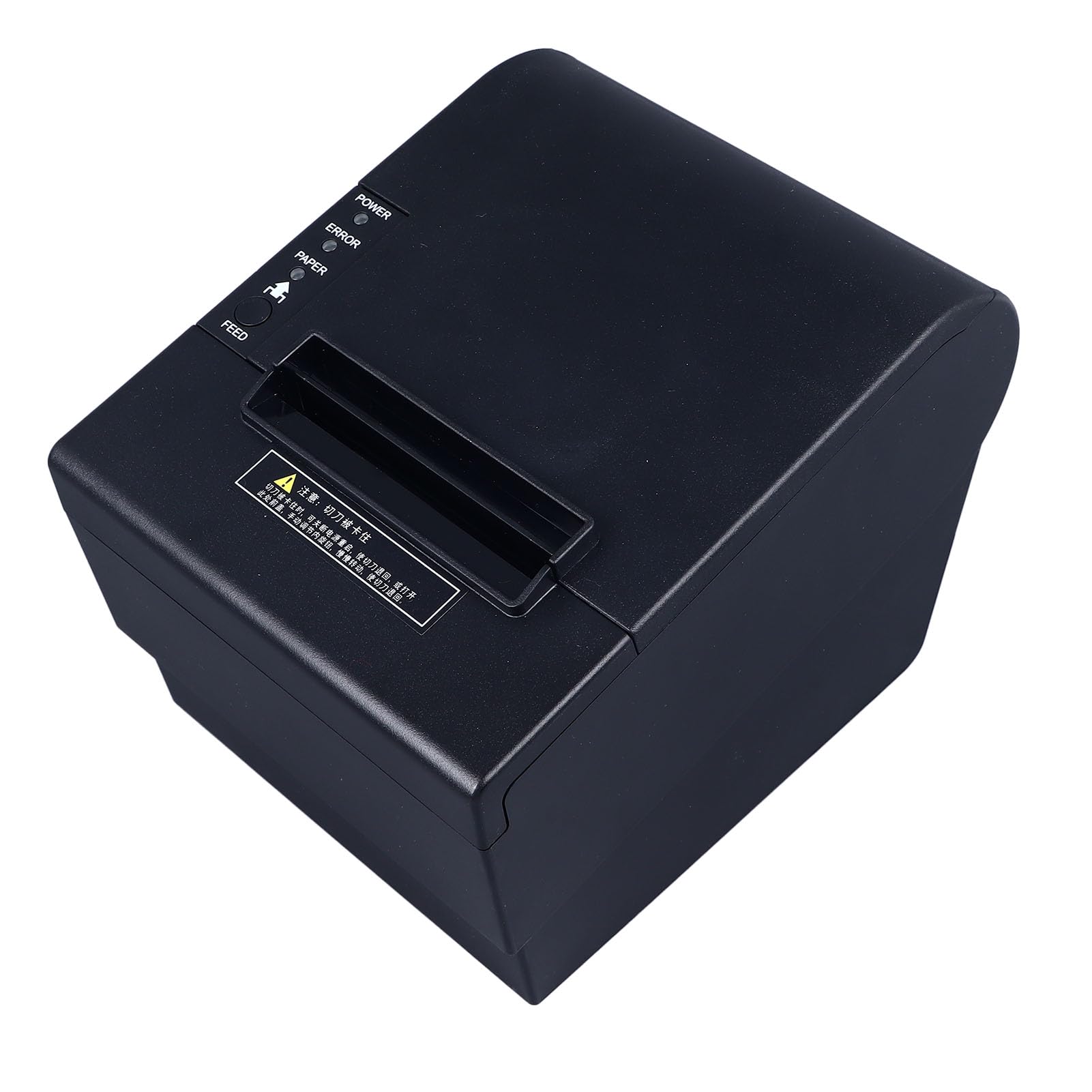 Syrisora 80mm Thermal POS Printer - USB & Bluetooth Receipt Printer for Restaurant, Kitchen, Retail with Auto Cutter - 100-240V US Plug - Ideal for Fast Food, Coffee Shops & Small Businesses