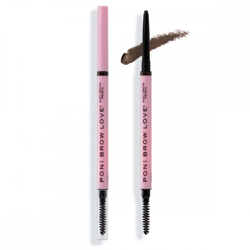 PONi Brow Love #5 Thoroughbred Eyebrow Pencil - Natural Look, Long Lasting, Waterproof - Perfect for Daily Makeup & Professional Use