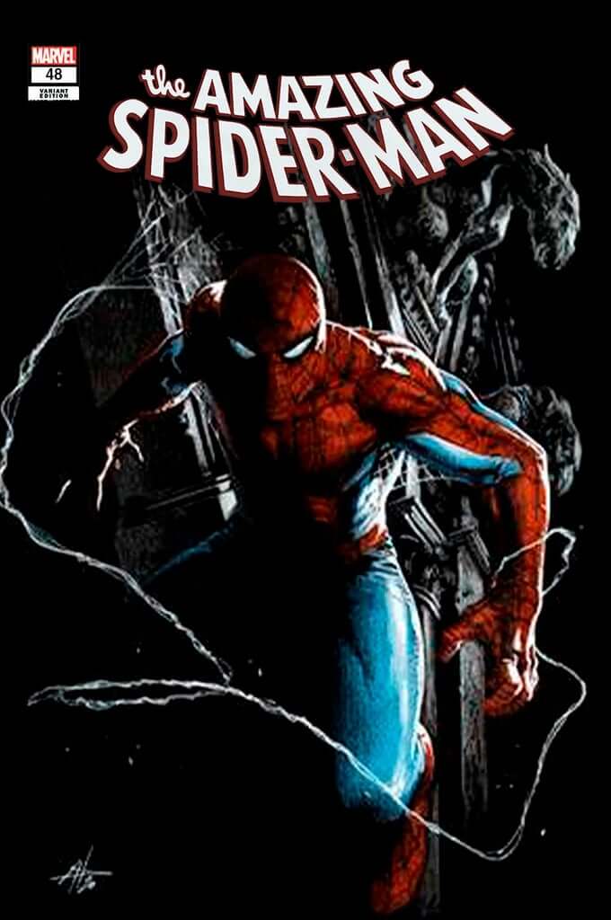 Amazing Spider-Man #48 Gabriele Dell'Otto Variant Cover - Marvel Comics Collector's Edition (09/2020) - Perfect for Comic Book Collectors & Superhero Fans Display
