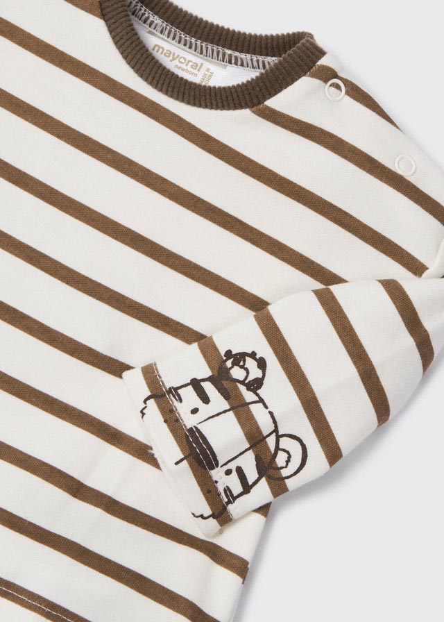 Cozy Fleece Romper Set for Newborn Boys - Soft & Warm Baby Outfit in Chocolate Brown - Perfect for Winter, Photoshoots, and Gift Giving