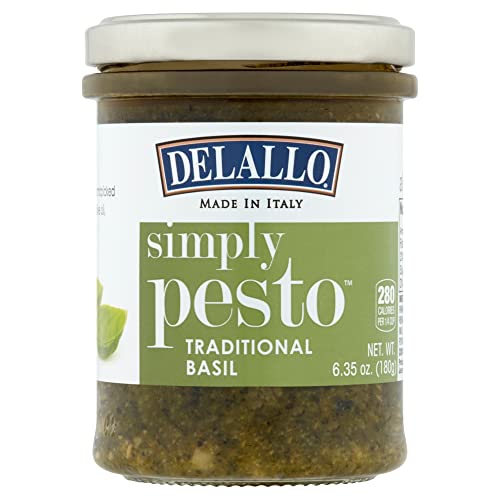 Simply Pesto Sauce - 6.50 Oz (Pack of 12) | Authentic Italian Basil Pesto for Pasta, Pizza & Sandwiches | Perfect for Home Cooking & Gourmet Meals