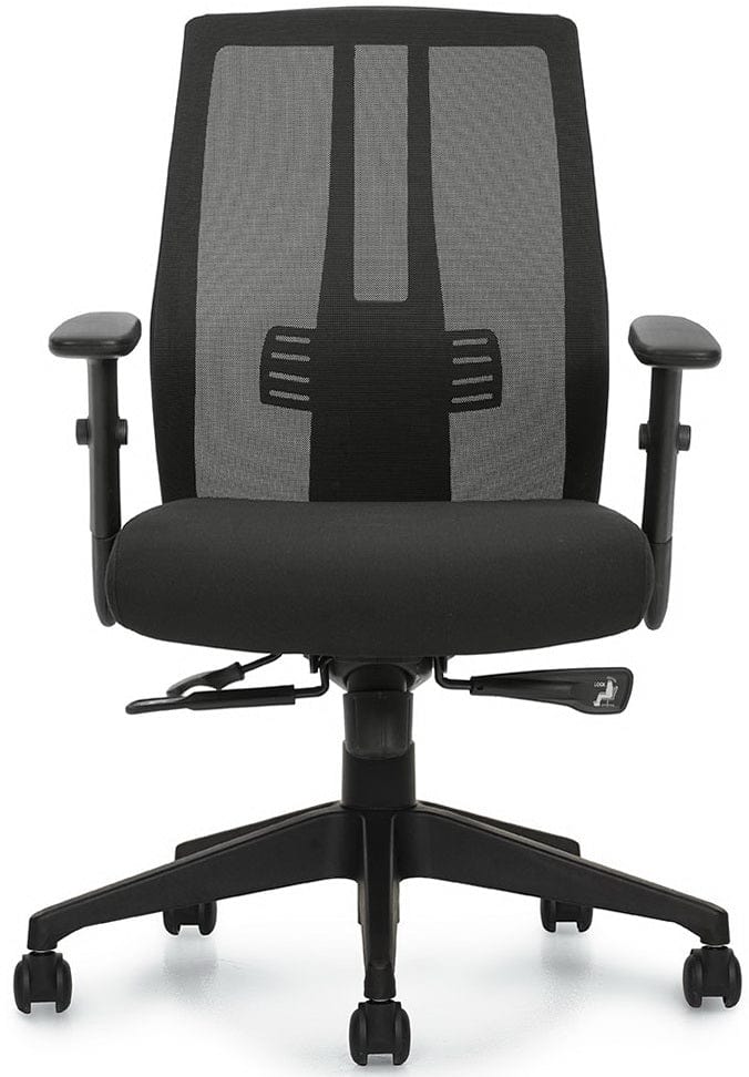 Ergonomic Mesh Back Office Chair with Adjustable Height & Lumbar Support - OTG10707B - Perfect for Home Office, Gaming & Workspace Comfort