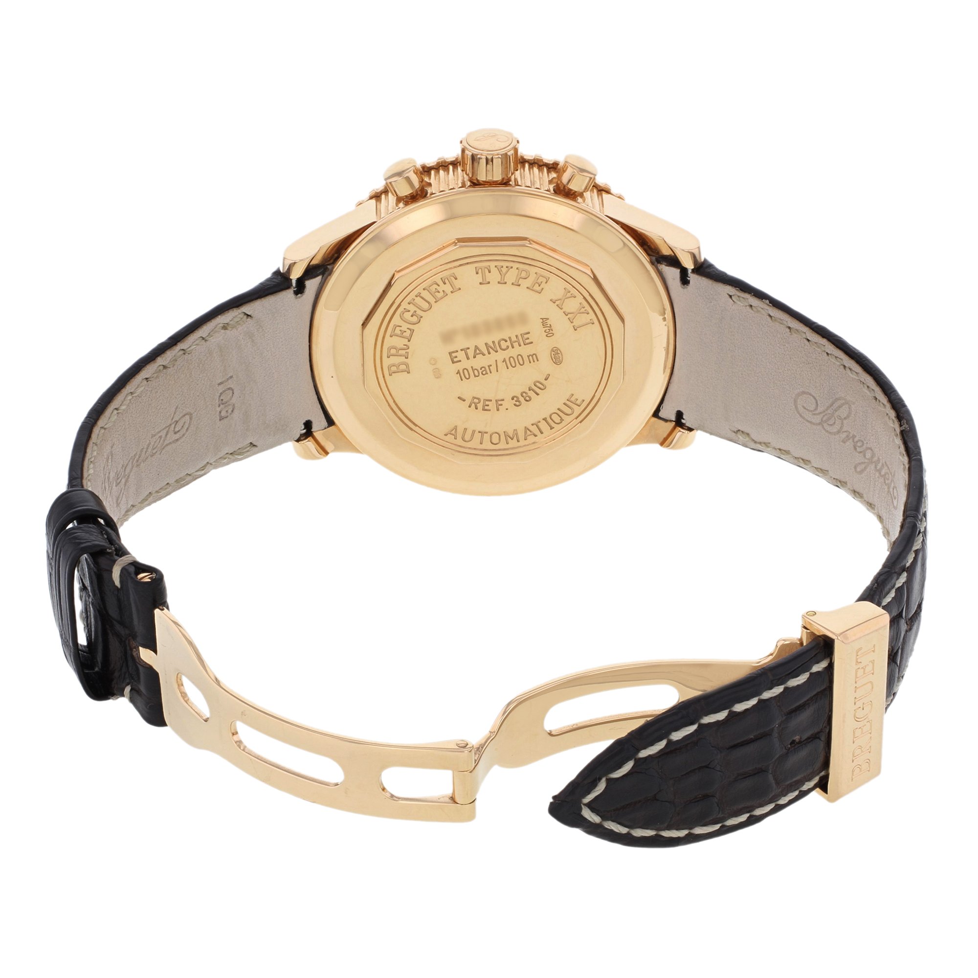 Luxury Transatlantique Type XXI Flyback Chronograph Men's Rose Gold Watch - Perfect for Business, Formal Events & Special Occasions