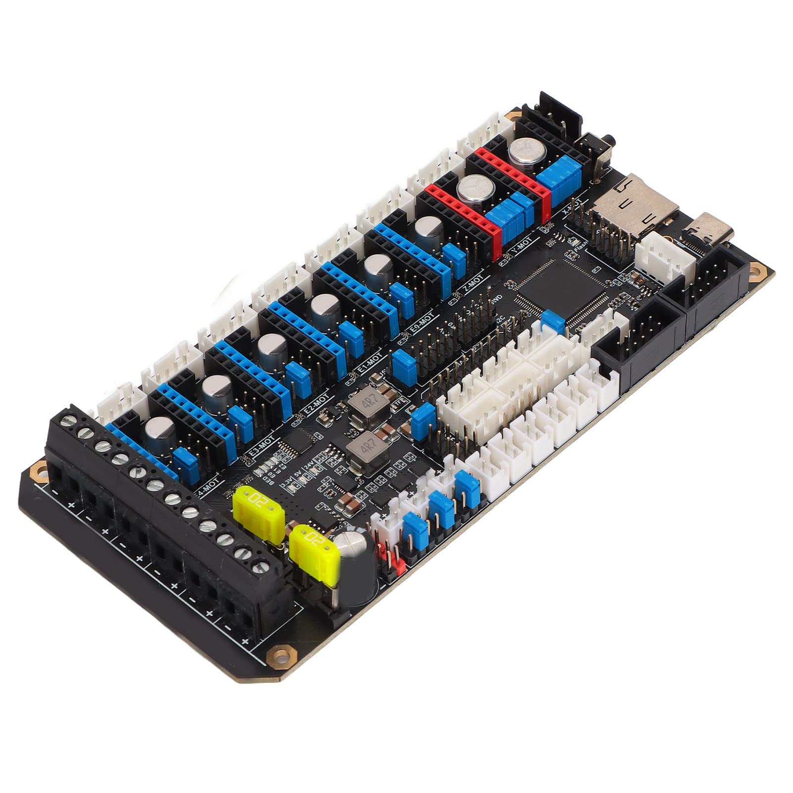 STM32F446 3D Printer Motherboard with 8 TMC Stepper Drivers - 28V Input, 180MHz Processor - Compatible with Spider 3D Printers | Perfect for High-Speed Printing & DIY 3D Printer Upgrades