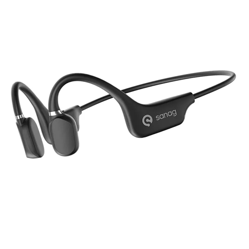 Sanag A5S Pro Open Ear Wireless Bluetooth Sports Headphones - Air Conduction Technology for Running, Cycling & Gym Workouts
