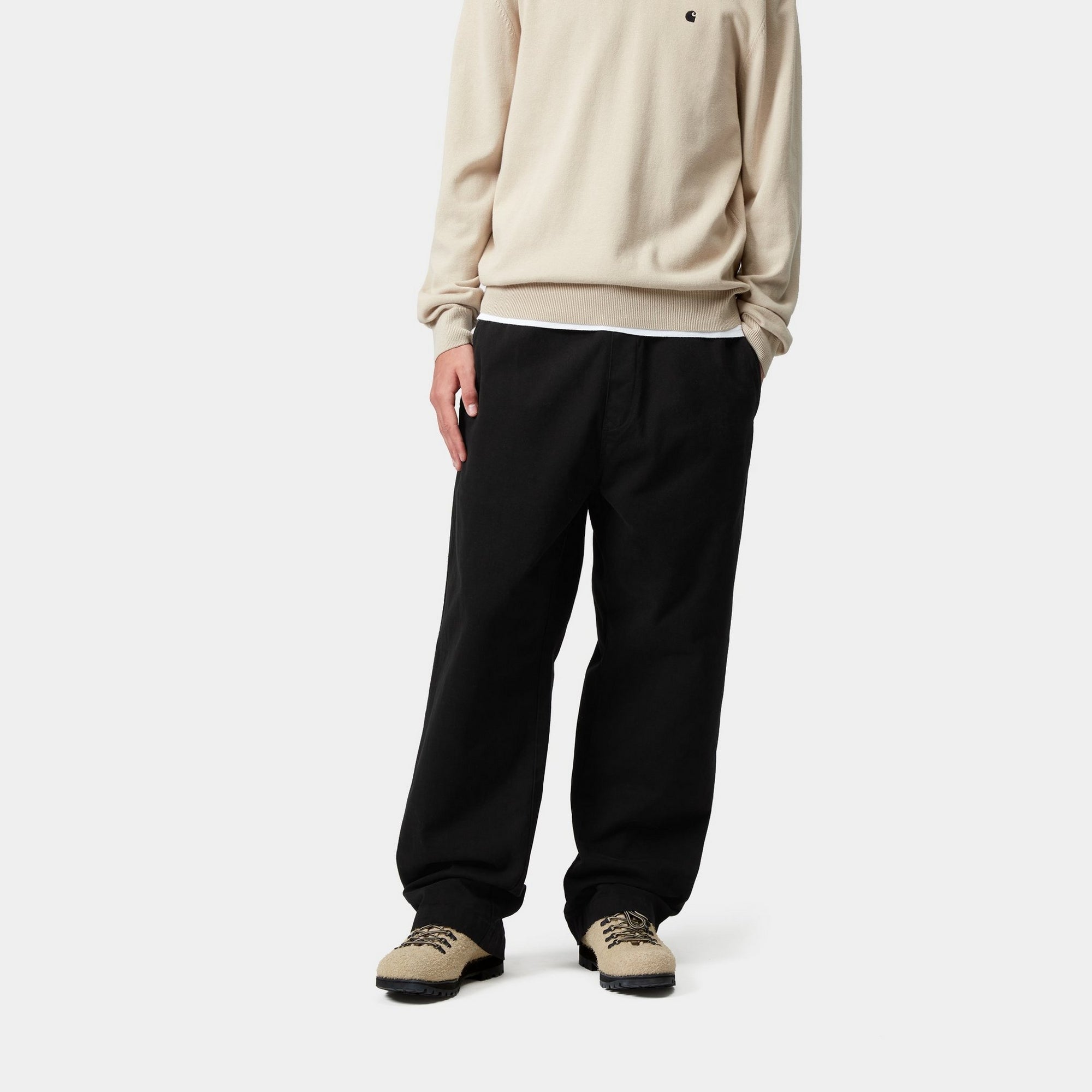 Floyde Men's Casual Pants - Black | Comfortable Stretch Fit for Everyday Wear | Perfect for Work, Travel & Relaxation