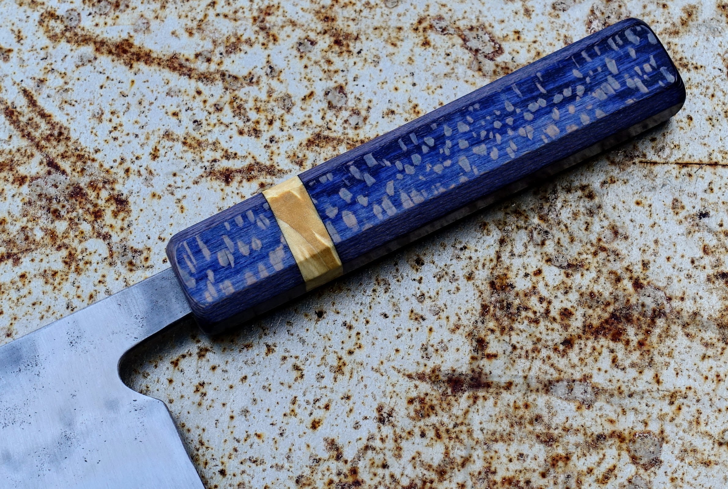Premium Fujiwara Teruyasu 195mm Gyuto Japanese Chef Knife with Custom Handle - Perfect for Sushi, Meat Slicing & Professional Kitchen Use