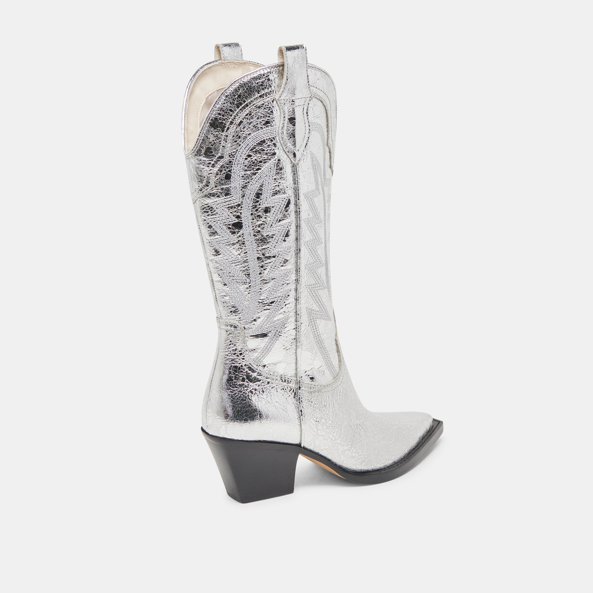 RYLAND BOOTS - Silver Distressed Leather Cowboy Boots for Men & Women | Western Style Riding Boots for Country, Rodeo & Outdoor Adventures