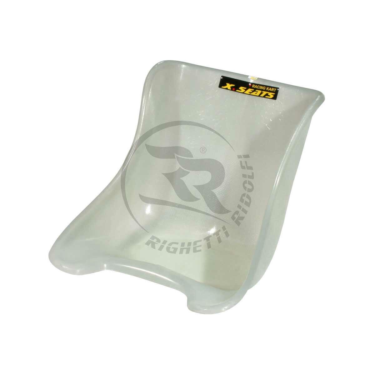 Premium RR Transparent X5 Fiberglass Seat XXL - Lightweight, Durable & Comfortable for Boats, Kayaks, and Outdoor Adventures