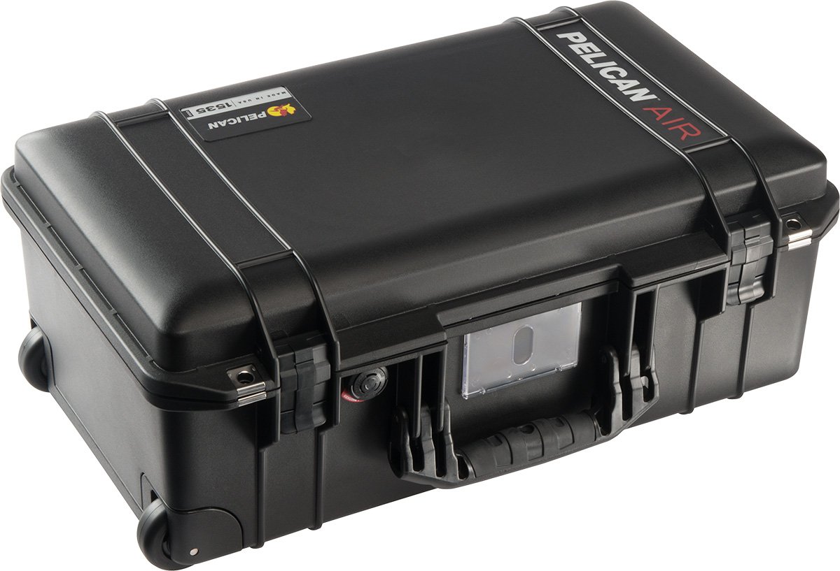 Pelican 1535 Protector Carry On Wheeled Air Case with TrekPak Divider System - Durable Waterproof Travel Luggage for Electronics, Cameras & Gear - Perfect for Air Travel, Outdoor Adventures & Professional Use