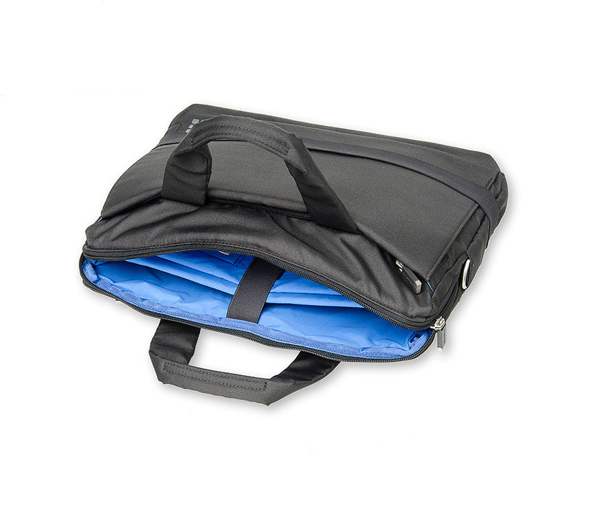 Premium Moleskine Horizontal Device Bag for iPad, Laptop & Tech Accessories - Payne's Grey - Perfect for Work, Travel & Daily Commute