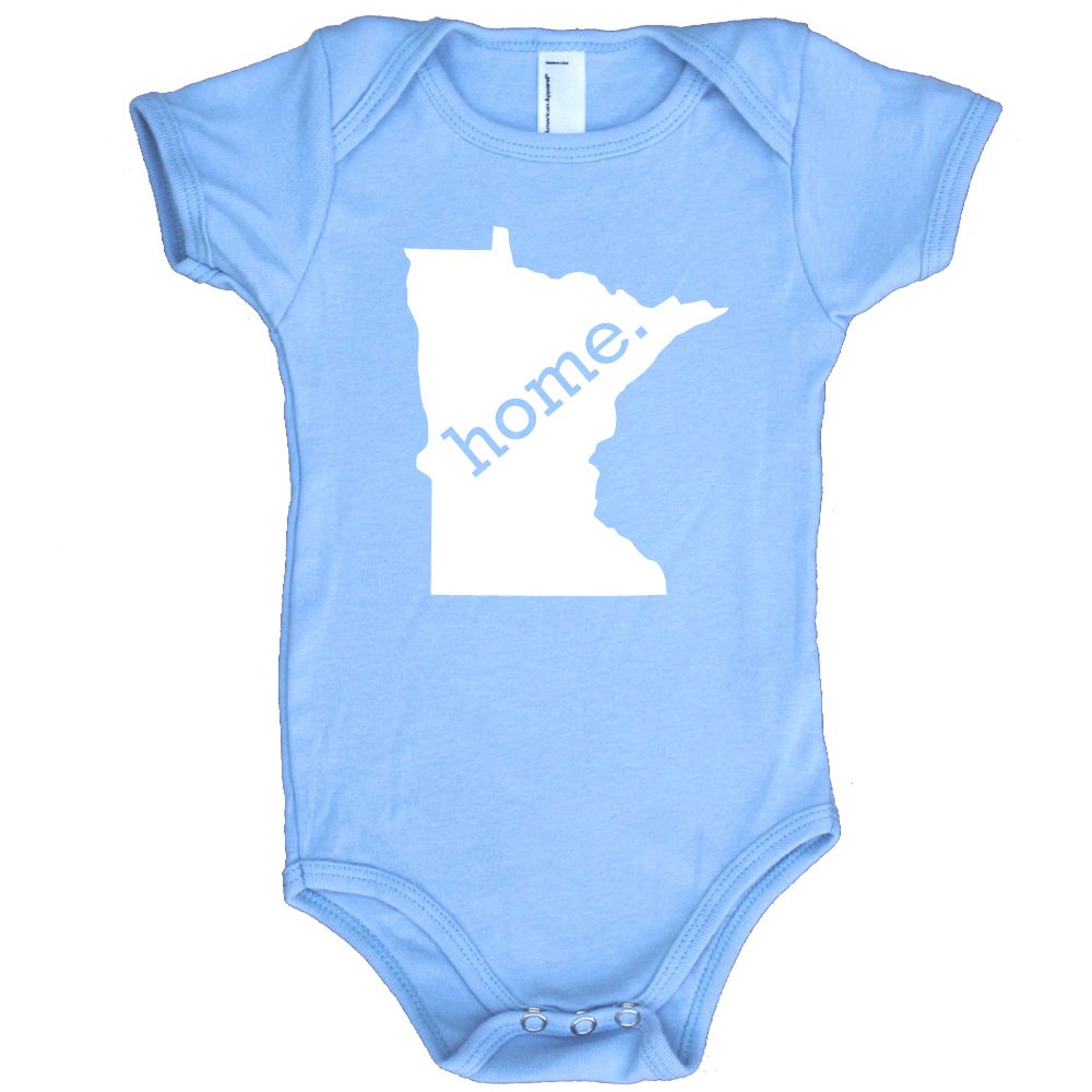 Minnesota Home Baby Bodysuit - Soft Cotton Infant Onesie with Cute State Design | Perfect for Family Photos, Holidays & State Pride Outfits