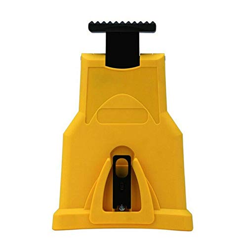 Professional PowerSharp Bar-Mount Chainsaw Chain Sharpener - Fast Grinding System for Woodworking Tools (Yellow) - Perfect for DIY Home Projects, Forestry Work & Outdoor Cutting Tasks