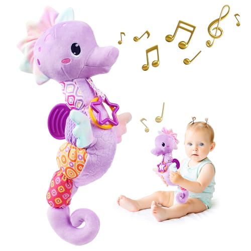 Purple-seahorse