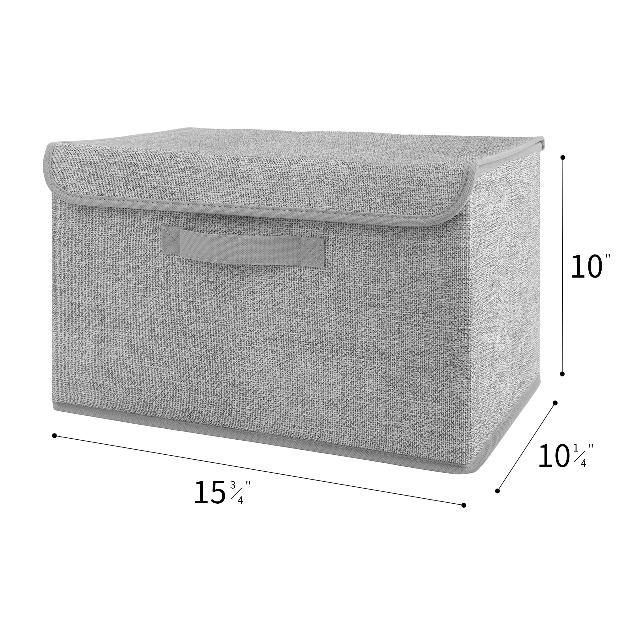 GRANNY SAYS 3-Pack Wardrobe Storage Bins & 2-Pack Closet Organizer Bins - Foldable Fabric Storage Boxes for Clothes, Toys, Blankets | Perfect for Bedroom, Nursery, and Closet Organization