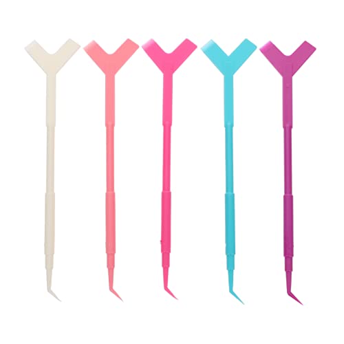 DOITOOL 50Pcs Y-Shaped Eyelash Brushes - Professional Silicone Eyelash Perming Curler & Lifting Tool for Lash Extensions, Perfect for Salon & Home Use