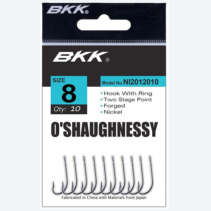 BKK O'Shaughnessy R Hook - Premium Fishing Hooks for Saltwater & Freshwater - Perfect for Bass, Trout, and Salmon Fishing