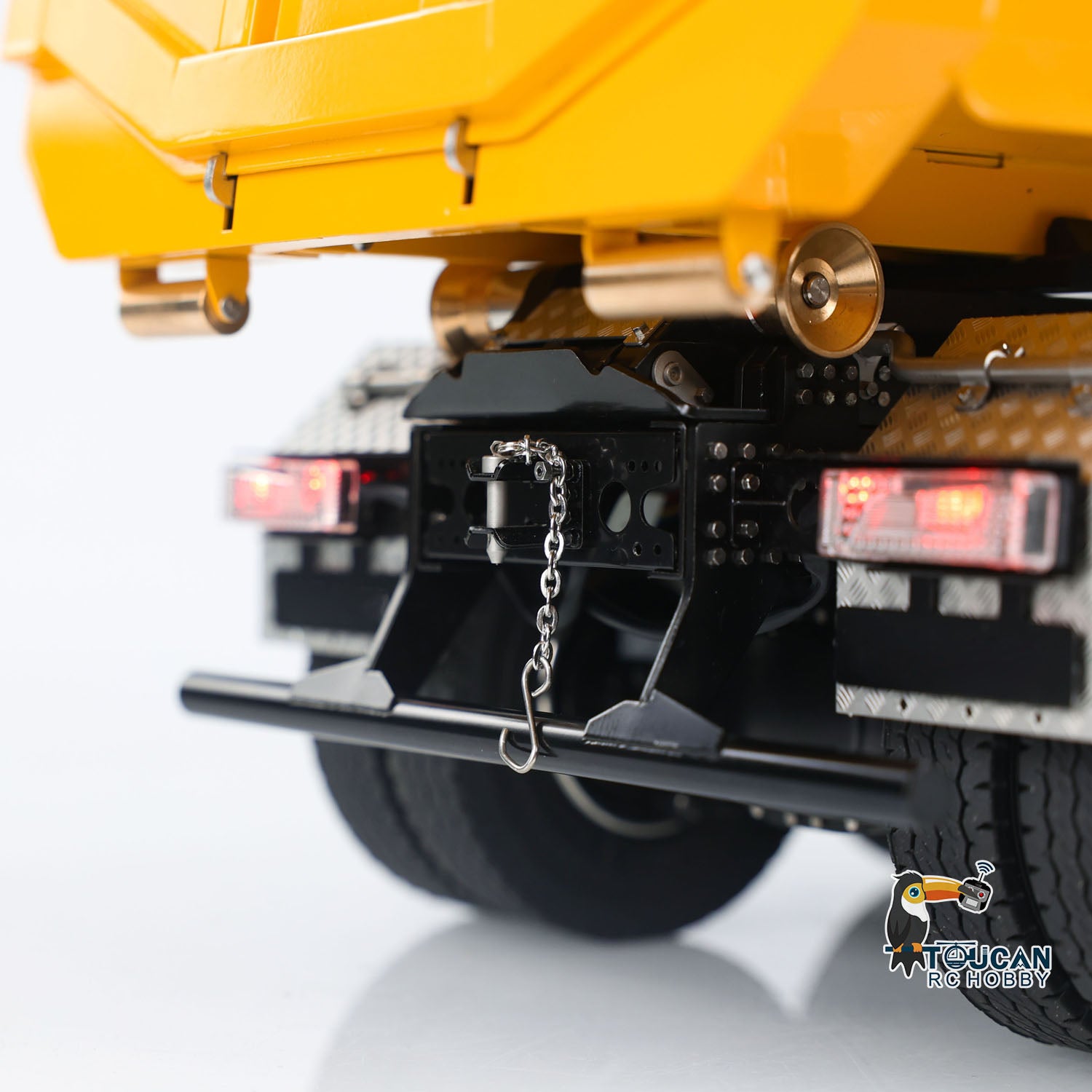1/14 Scale Metal Remote Control Hydraulic Dump Truck - 8x8 RC Construction Vehicle with Differential & Full Tipper Function - Perfect for Construction Site Play, Collectors & RC Hobbyists