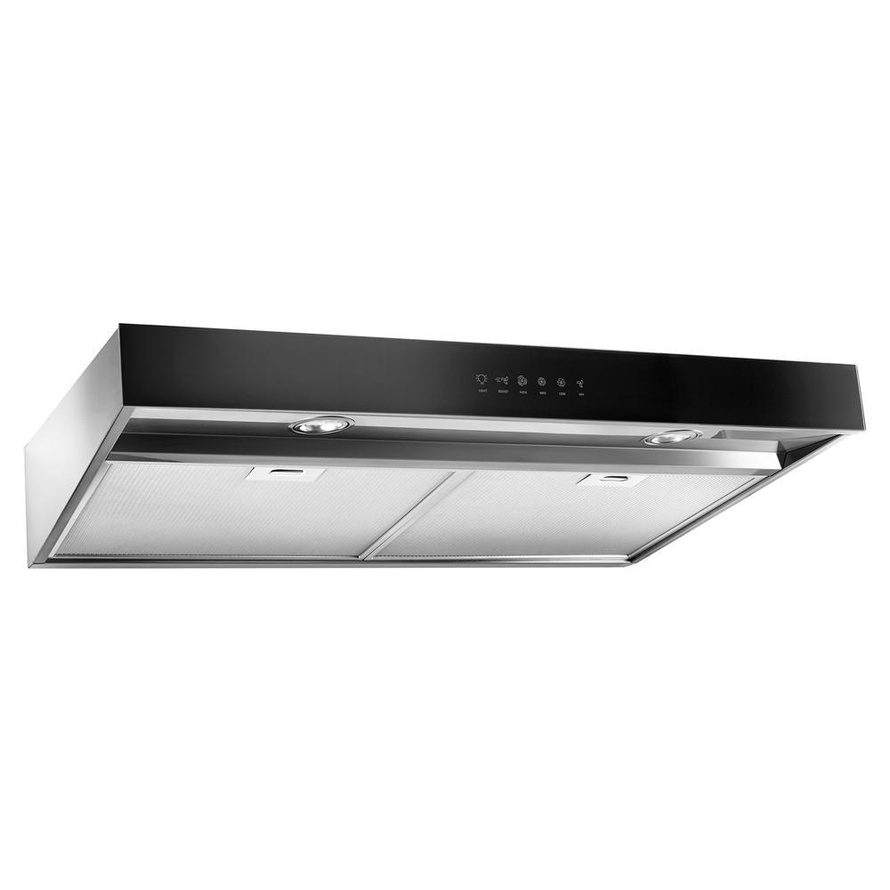 Amana WVU57UC6FS 36-Inch Stainless Steel Range Hood with Boost Function - Powerful Kitchen Ventilation for Gas & Electric Stoves