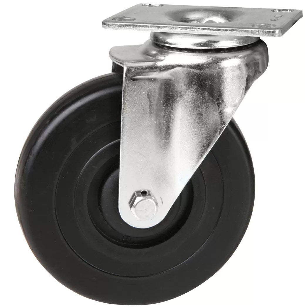 5 Swivel Wheel Casters - Heavy Duty 360 Degree Rotating Wheels for Furniture, Carts, and Workbenches - Perfect for Home, Office, and Workshop Use