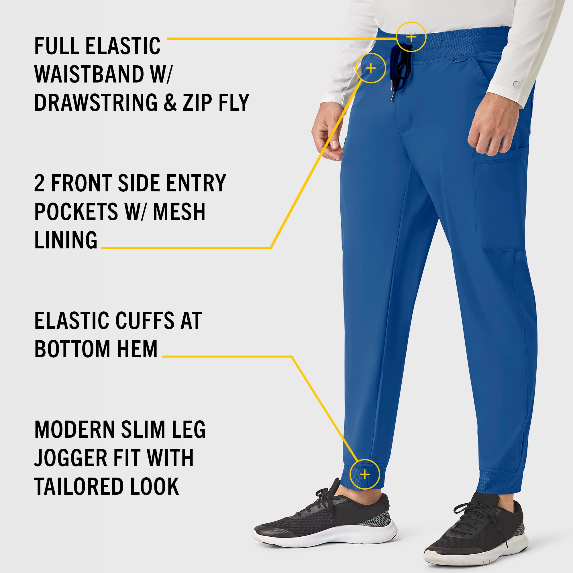 Carhartt Men's Comfort Cargo Jogger Pants - Durable Work & Casual Pants with Utility Pockets | Perfect for Construction, Hiking & Everyday Wear