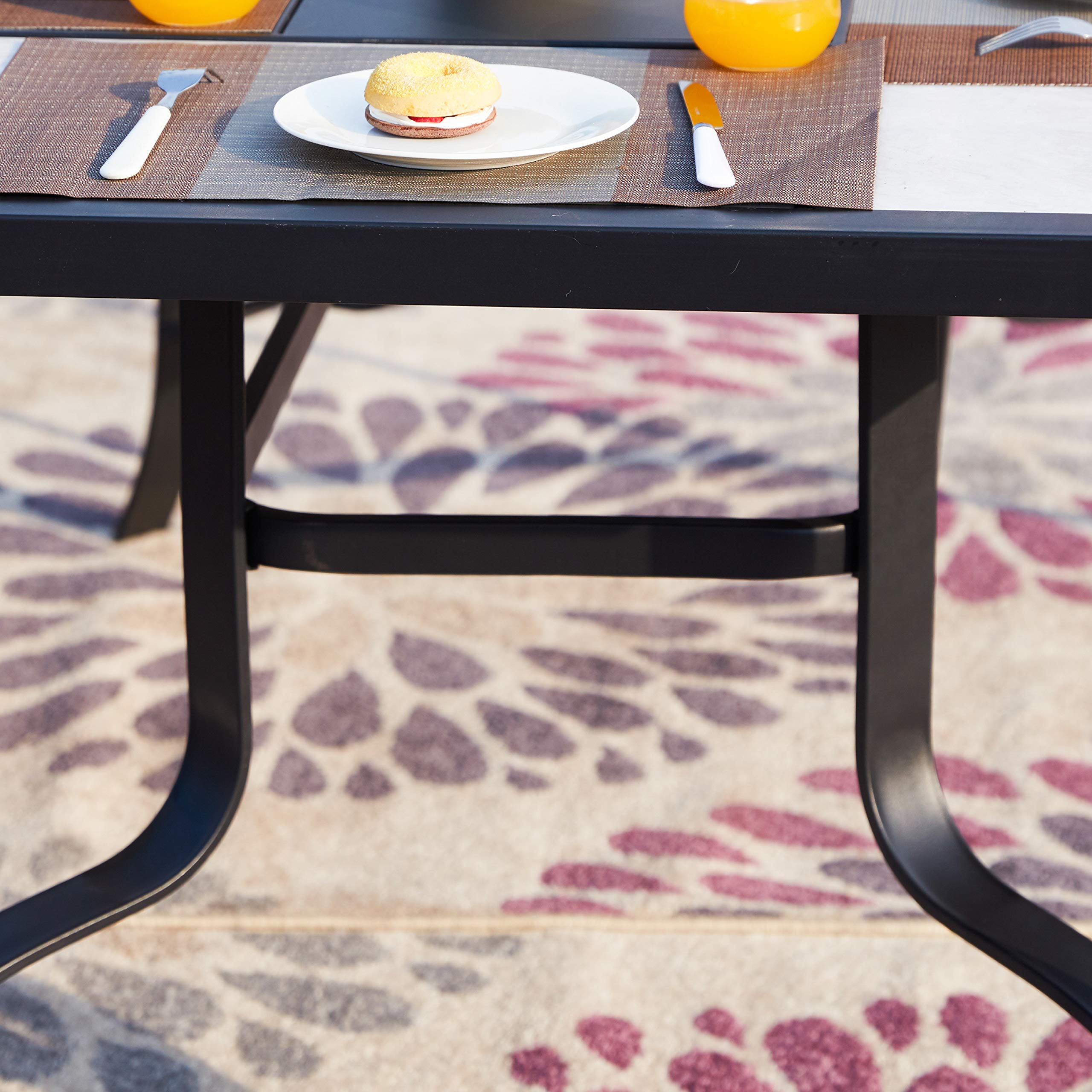 Square Outdoor Dining Table - 63.2