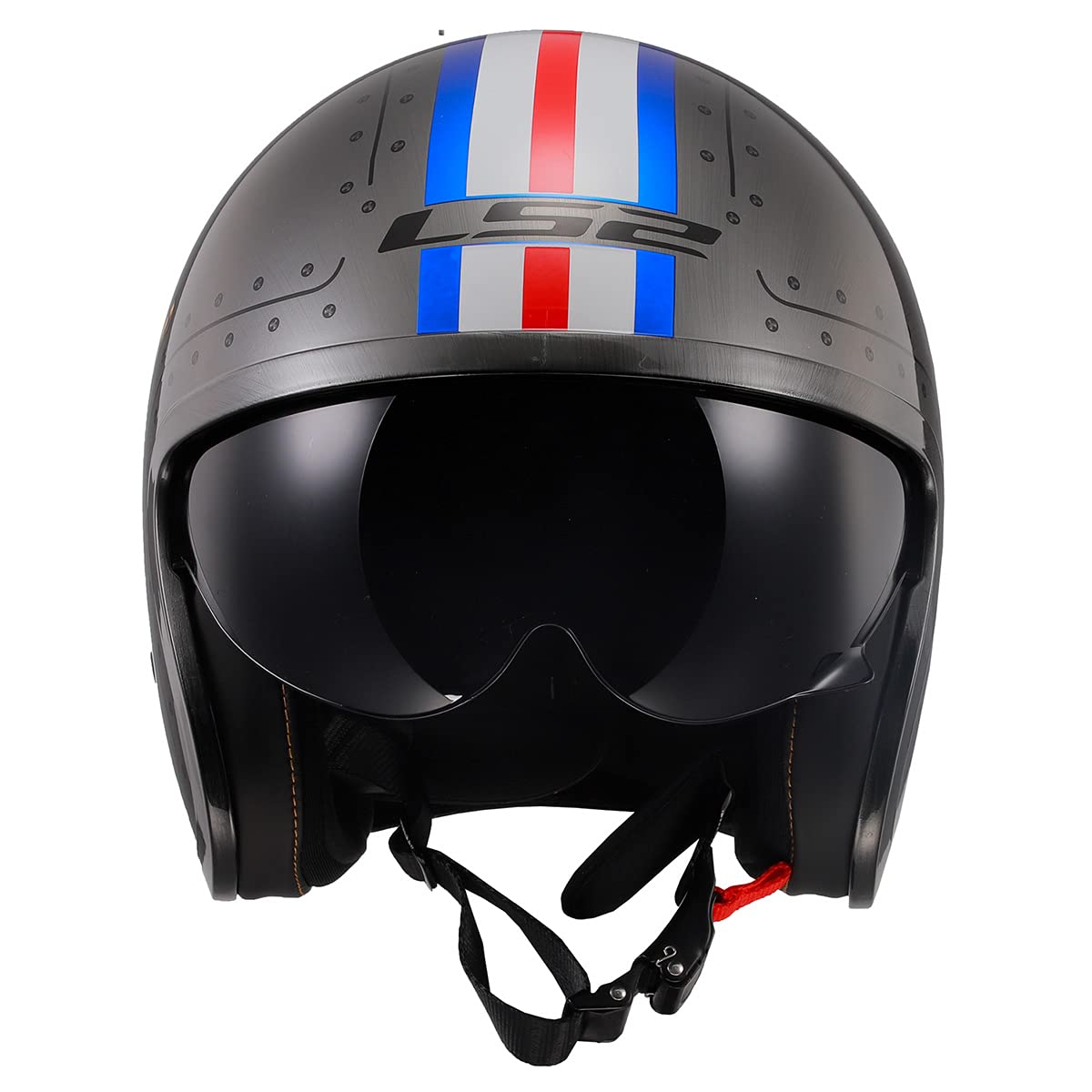 LS2 Open Face Spitfire Motorcycle Helmet - DOT Certified Lightweight Street Bike Helmet for Men & Women - Perfect for Cruiser, Scooter, and Urban Riding