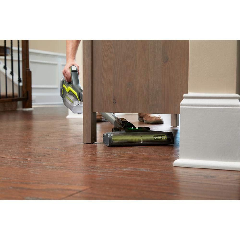 Ryobi 18V ONE+ Cordless Stick Vacuum Cleaner with EverCharge Technology - Lightweight, Powerful for Hardwood Floors & Carpets - Perfect for Home, Office & Car Cleaning