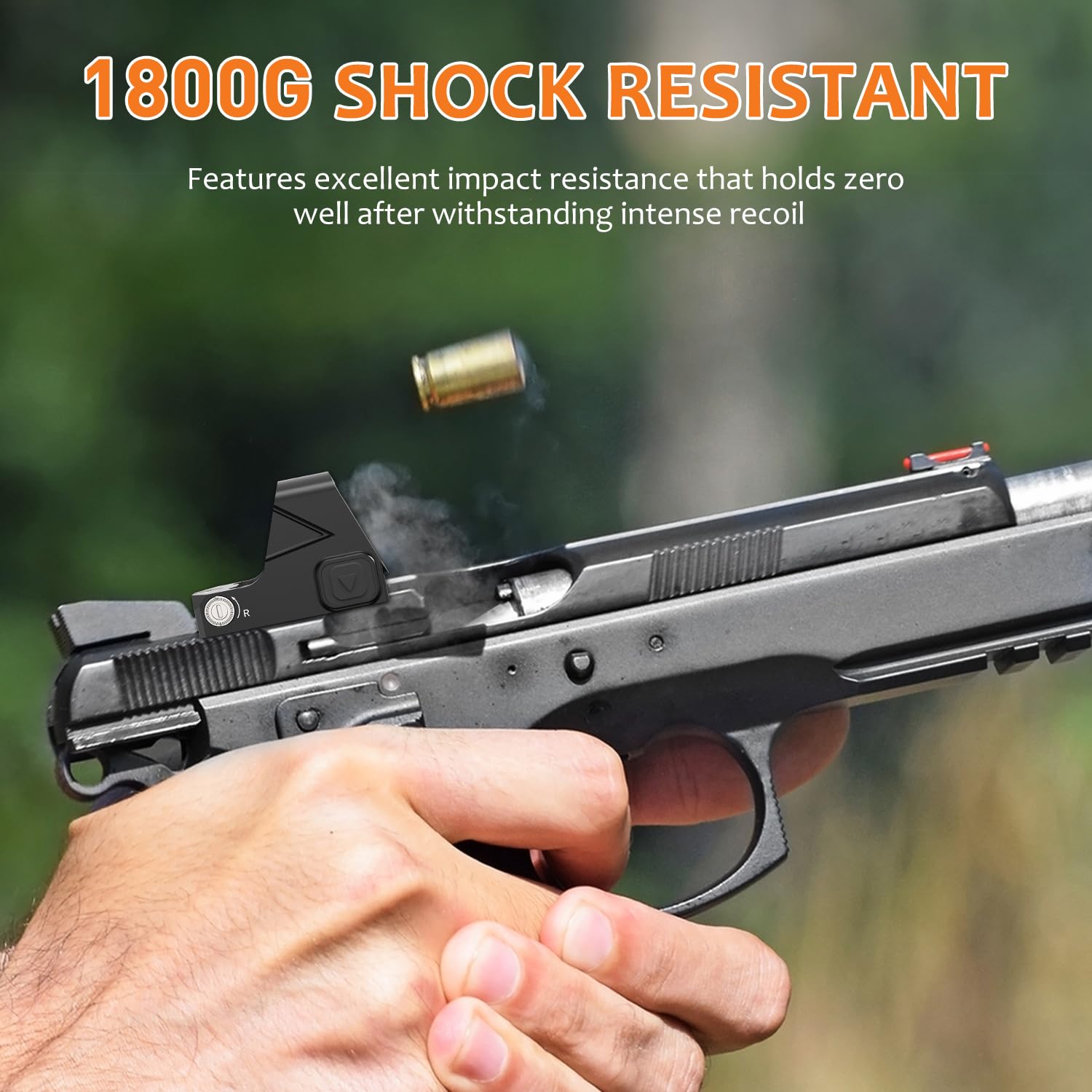 Motion Awake Red Dot Sight - Compact 3 MOA Micro Open Reflex Sight for Pistols & Shotguns | Perfect for Tactical Shooting, Hunting & Home Defense