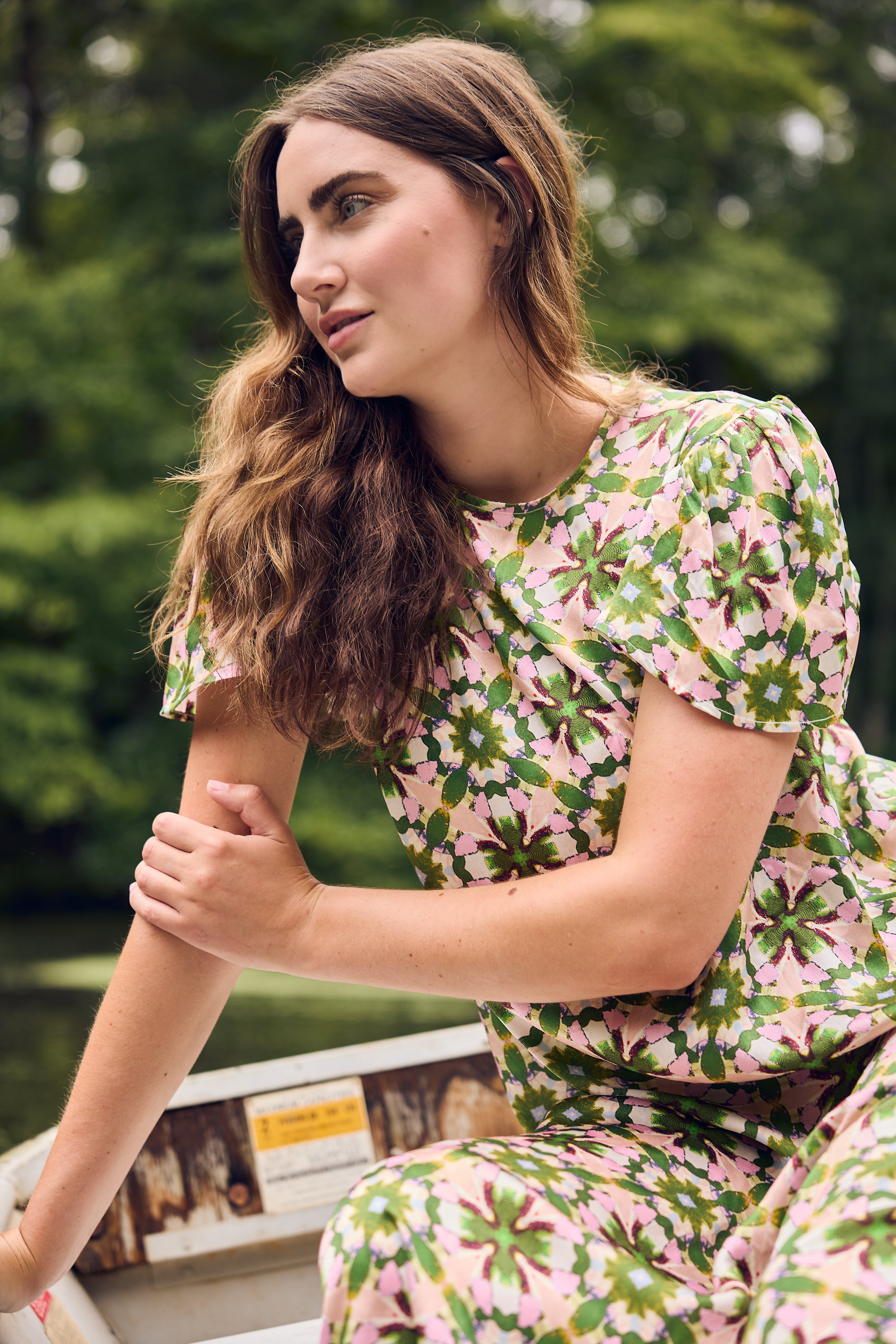 Georgia Dress Sugarplum - Elegant Floral Summer Dress for Women | Perfect for Weddings, Parties & Casual Outings